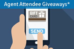 Agent Attendee Giveaways: Gift Cards