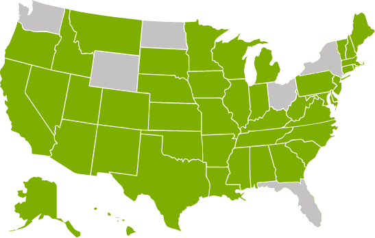 Contractors Workers' Comp map